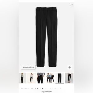 Jcrew Cameron slim cropped pant in four-season stretch